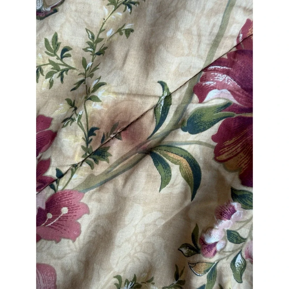 Waverly Imperial Dress Queen Comforter Bedskirt Sham 100% Cotton Antique Design